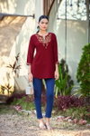 Twinkle By Tips And Tops Rayon Embroidery Bulk Ladies Top Orders In India
